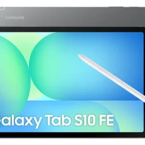 Tablet Samsung Galaxy Tab S10 FE, 128GB, 8GB RAM, Tela Imersiva de 10.9" 90Hz, Camera Traseira de 8MP, Câmera Frontal de 13MP Ultra Wide, Wifi 6, IP68, Android 15 Cinza